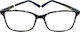 Playmobil Py23137 512 Kids Square Prescription Glasses Black-Blue