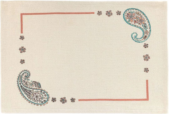 Palamaiki Mh200 Fabric Placemats Beige 50x35cm 2 Pieces