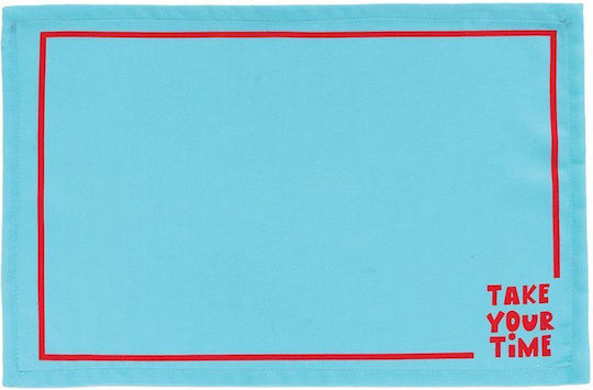 Palamaiki Pla106 Plastic Blue Placemats 48x33cm 2 Pieces