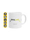 Koupakoupa Metallic Mug Ceramic Brown 330ml