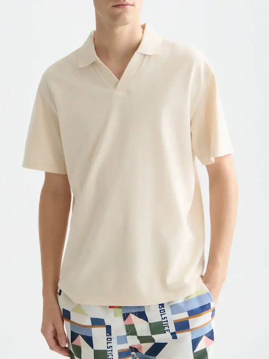 Scotch & Soda 3 Crosses Polo Blouse Ecru