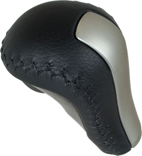 Honda Accord Viii 2008 Automatic Gear Shift Knob Black Leather + Silver