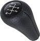 Bmw E34 E36 E38 E39 E46 E60 E61 E87 E90 X3 X5 Gear Shift Knob Black Perforated Leather 5 Speed