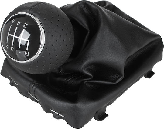 Audi A3 I 8l 96-03 Black 6 Speed Gear Shift Knob + Black Gaiters