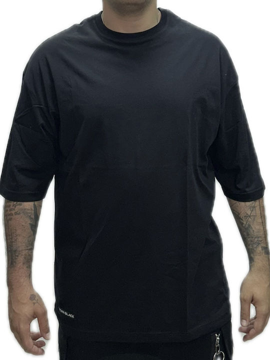 Twin Black Тениска Черна