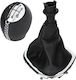 Fiat Talento 16-20 Black Chrome Gear Shift Knob + Black Gaiters Chrome Frame 6 Speeds