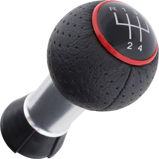 Audi A3 8l 96-03 Gear Shift Knob Black + Red Ring 5 Speed