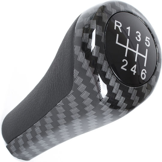 Bmw E60 E61 E62 E63 E81 E82 E85 E87 E88 E90 E91 E92 X1 X3 X5 Carbon 6 Speed Gear Shift Knob