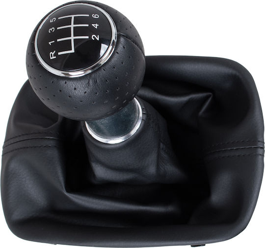 Audi A6 C6 04-11 Black Gear Shift Knob + Black Gaiters