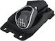 Ford Ecosport Ii 12-17 Black Gear Shift Knob + Boot Frame 6 Speeds