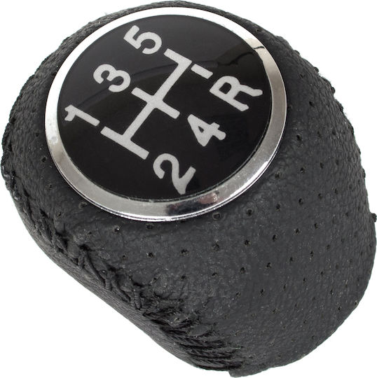 Citroen Jumper I Ii 94-14 Gear Shift Knob Black + Chrome 5 Speeds Reverse At Bottom