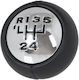 Citroen C3 Gear Shift Knob Chrome 5 Speed