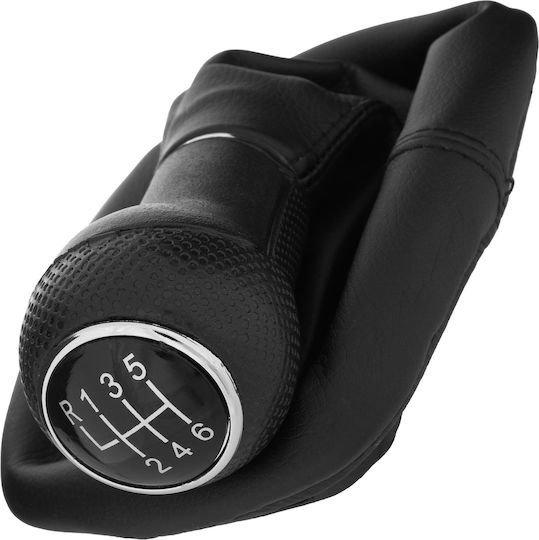 VW Golf IV 98-05 Mâner Schimbător Viteze Negru 6 Viteze + Orificiu 23 Mm Manșon