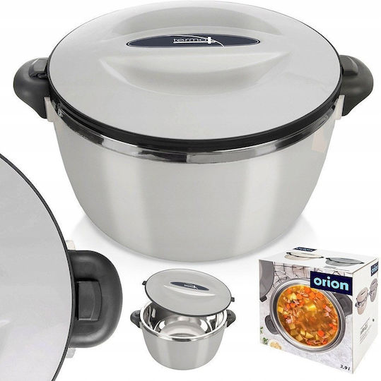 Orion Lunch Box Inox Thermo Gray 3.5lt