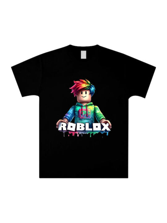 Детска Тениска Черна Roblox
