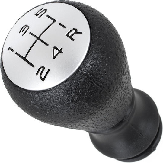 Peugeot 206 Gear Shift Knob Black + Silver Black Diagram