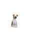 Interni Oggi Decorative Dog Figurine Made of Ceramic Material 11x8x18cm