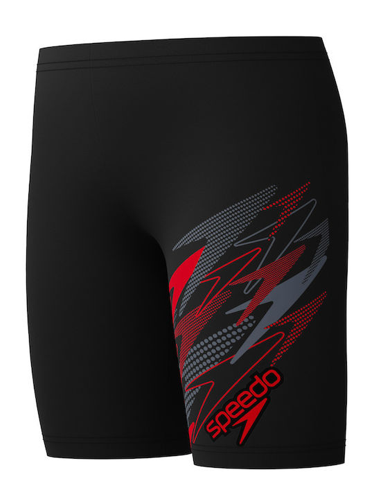 Speedo Medley Logo Παιδικό Μαγιό Jammer Black/red