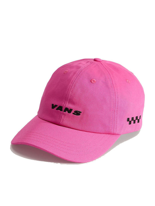 Women's Pink Vans Check Side Snapback Cap Vn000qa6frq1