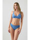 Bikinihosen Slip Blau