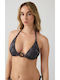 Bikini Τριγωνάκι D Cup Black Tie Dye