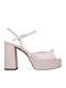 Leather White Sandals Camelia
