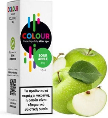 Alter eGo Έτοιμο Υγρό Αναπλήρωσης Sour Apple 8mg 10ml