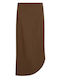 Linen Skirt Brown