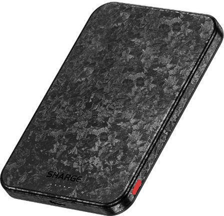 Sharge CarbonMag MagSafe Външна Батерия 5000mAh 20W Power Delivery Сива