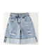 Kids Fabric Shorts/Bermuda Short Trousers Denim Marble