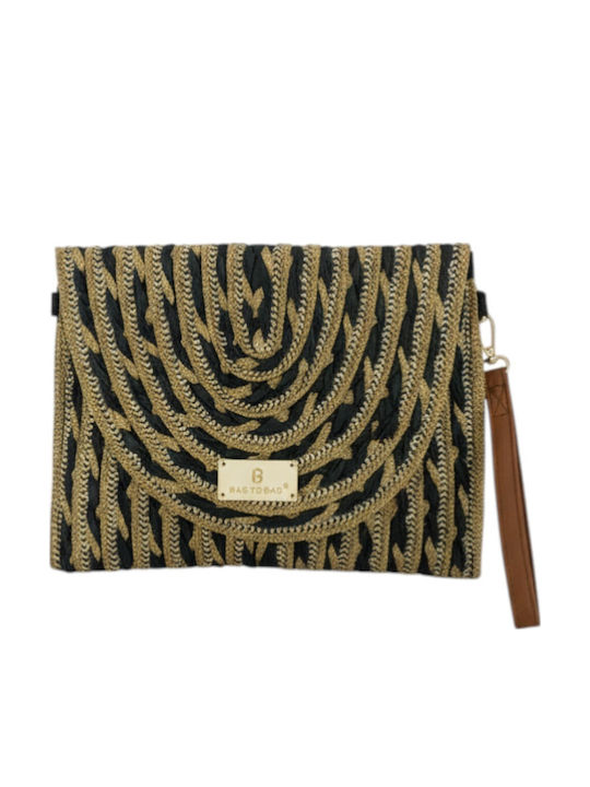 Bag to Bag Straw Women's Black Handbag Bag