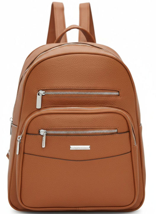 Bag to Bag Γυναικεία Τσάντα Πλάτης Καφέ