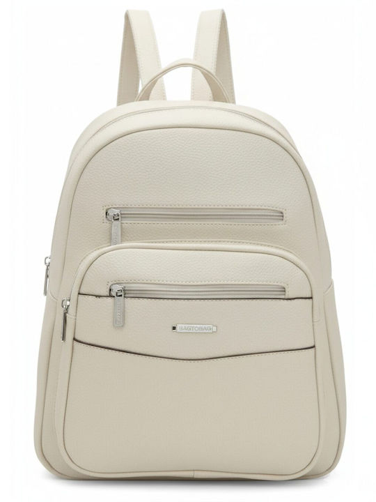 Bag to Bag Γυναικεία Τσάντα Πλάτης Μπεζ