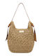 Straw Women's Shoulder Bag Khaki