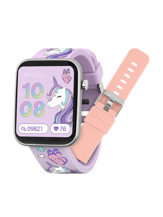 Tikkers Παιδικό Smartwatch με GPS & Κάμερα Μωβ