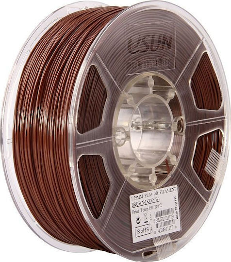 Esun PLA+ 3D Printer Filament Brown 1kg