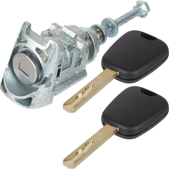 Citroen C4 04-10 Front Left Door Lock Cylinder + 2 Keys