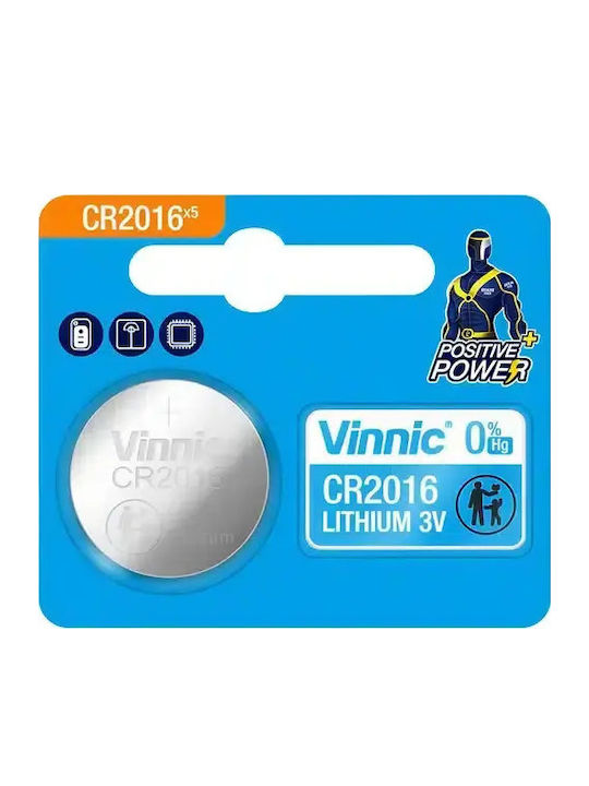 Vinnic Lithium Watch Battery CR2016 / CR2025 / CR2032 3V
