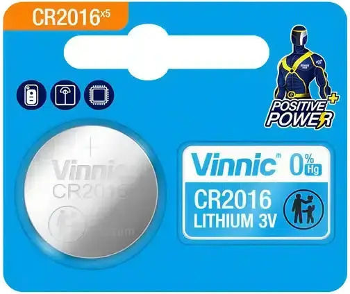 Vinnic Батерия Литий За Часовници CR2016 / CR2025 / CR2032 3V