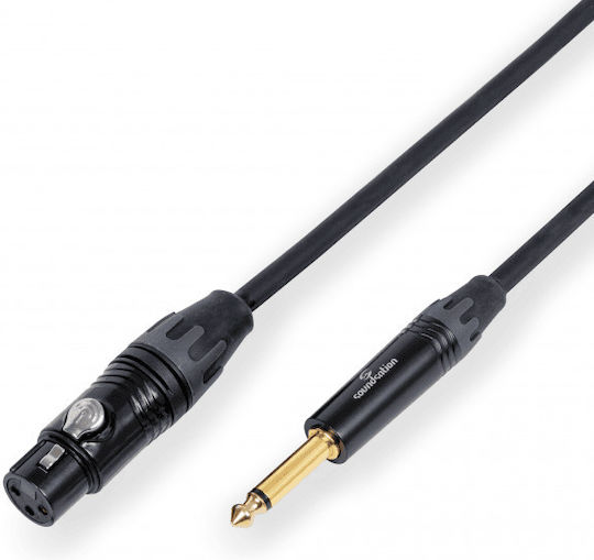 Soundsation Cable XLR female - Μαύρο 20m DKAL-SND00377
