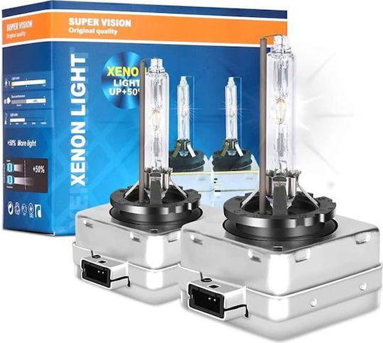 Ксенонова Крушка За Автомобил D3s 6000k 12v 2 Бр Super Vision Xenon Light