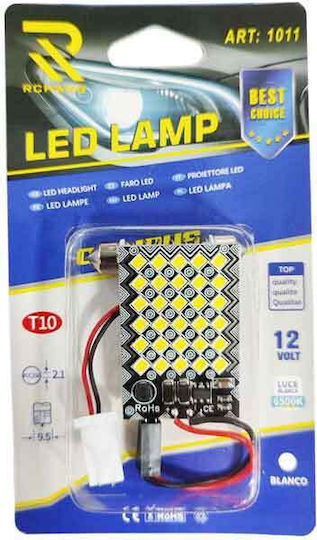 Rchang Led Λάμπα Αυτοκινήτου 12v 6500k 30smd-3030 3.7w Λευκό Φως Art:1004 Led Lamp