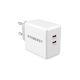SBS Φορτιστής Χωρίς Καλώδιο με 2 Θύρες USB-C 45W Power Delivery Λευκός (Evenergy)