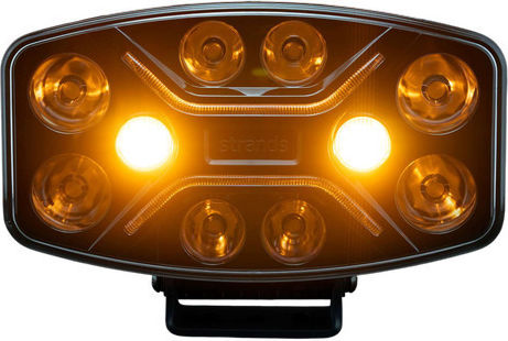 Strands Proiector de Conducere Dark Knight Insane Oval 98w 10500lm 5700k Sld270698
