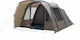 Easy Camp Brimnes 5 Air Automatic Camping Tent Tunnel Khaki with Double Cloth 4 Seasons for 5 People 470x320x195cm
