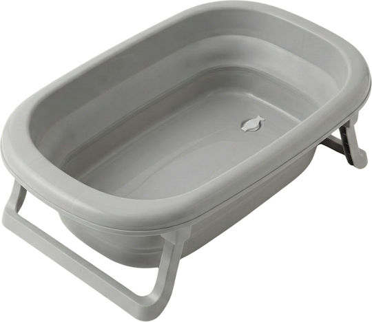 X-treme Baby Folding Baby Bath with Thermometer Ecru
