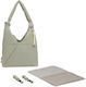 Laessig Diaper Bag-Changing Mat Shoulder/Handbag Green