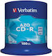Verbatim Εγγράψιμο CD-R 52x Cake Box 1τμχ