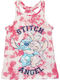 Stitch Παιδικό Φόρεμα Λευκό/ροζ