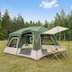 vidaXL Camping Tent Pop Up Green 4 Seasons for ...